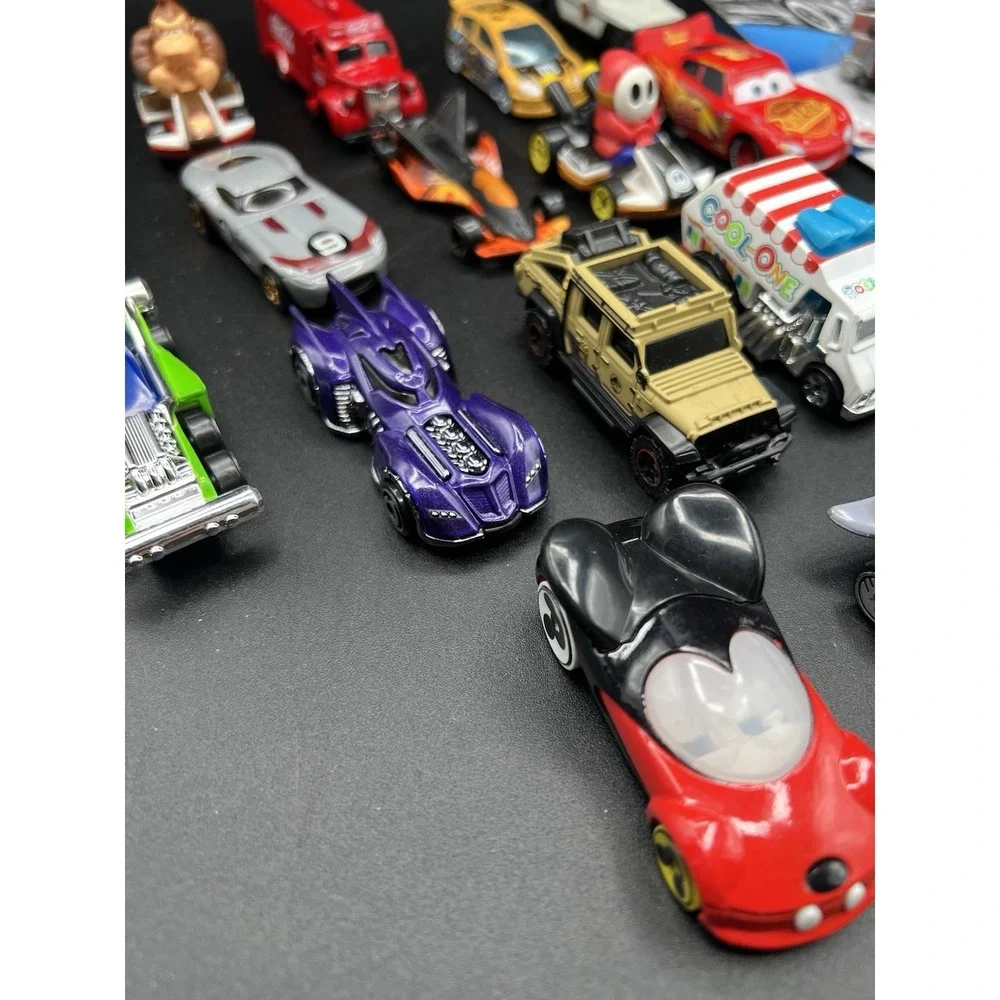 Hot Wheels Matchbox Others Lot Of 21 Cars New Old Mario Pixar Coca Cola Mickey